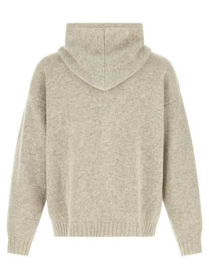 MM6 Maison Margiela Gray Wool Cardigan