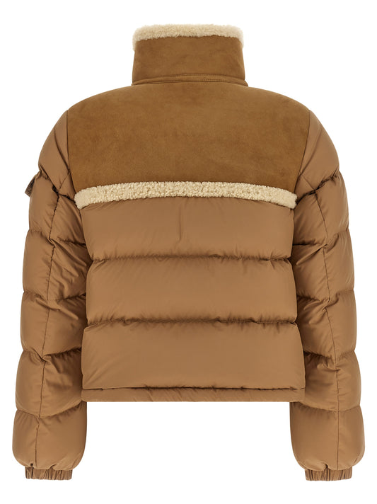 Moncler Beige Polyester Full-Length Jacket