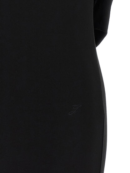 Jacquemus Black Viscose Short Dress