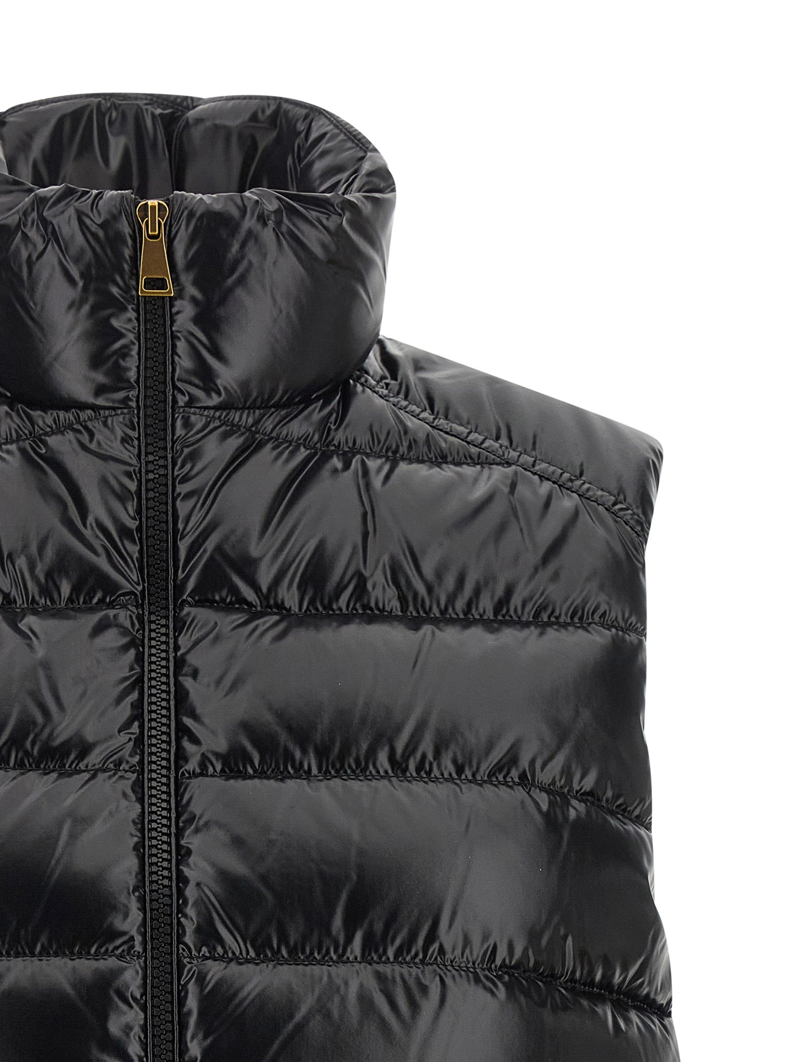 Moncler Black Polyamide Sleeveless Jacket