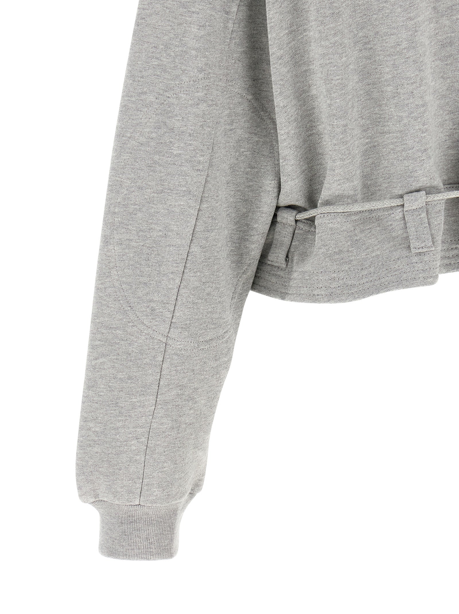 Dries Van Noten Gray Cotton Sweatshirt