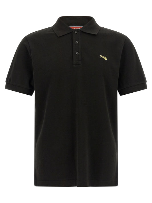 Kenzo Black Cotton Polo Shirt
