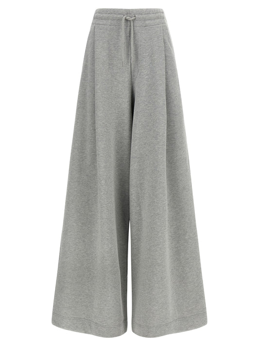 Dries Van Noten Gray Cotton Casual Pants