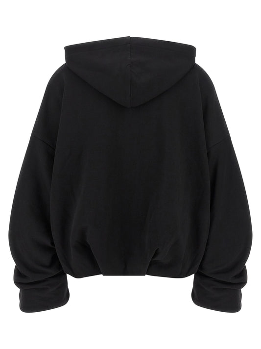 Dries Van Noten Black Cotton Hoodie