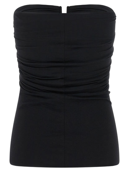 Rick Owens Black Nylon Tank Tops