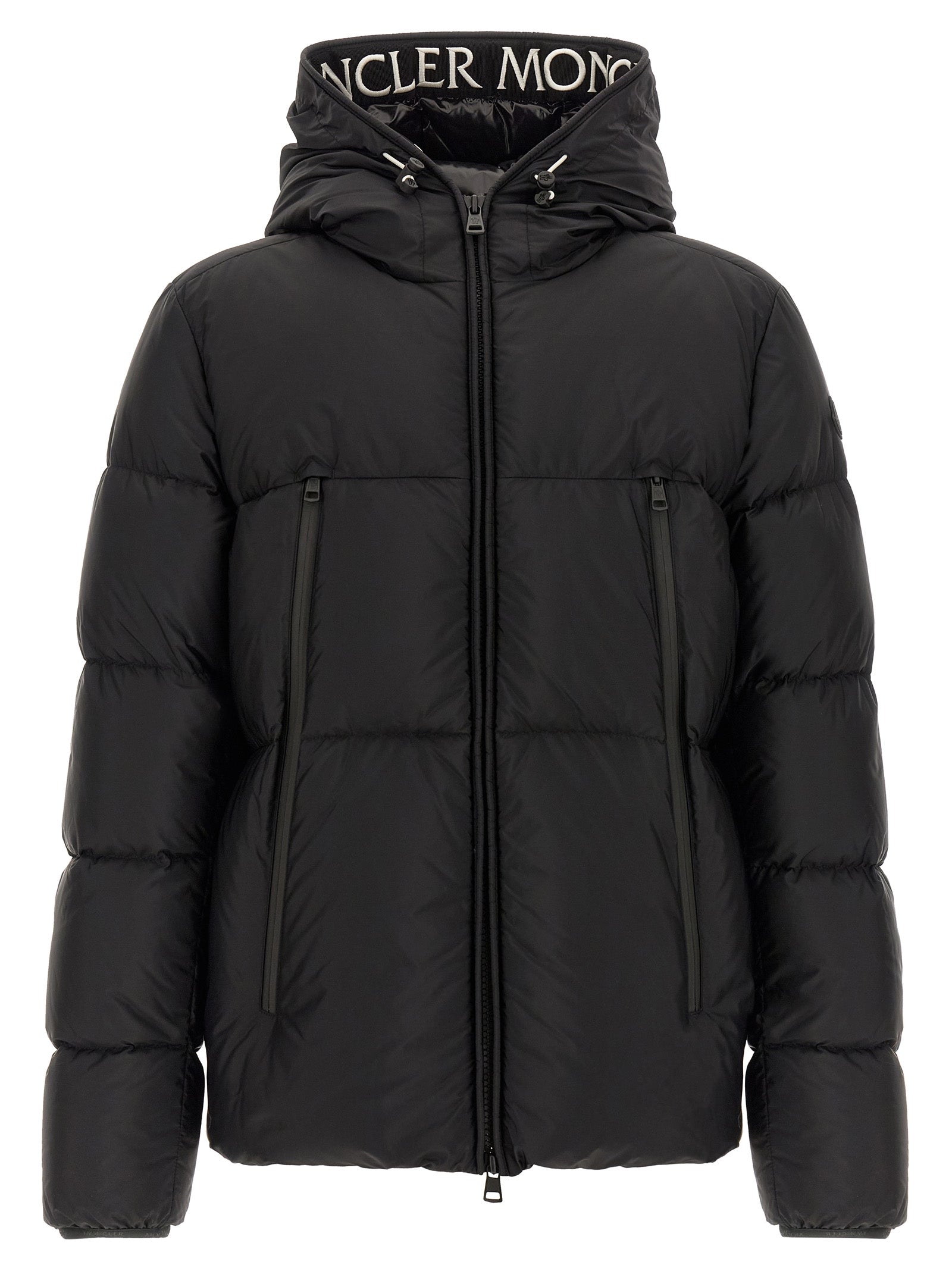 Moncler Black Polyamide Full-Length Jacket