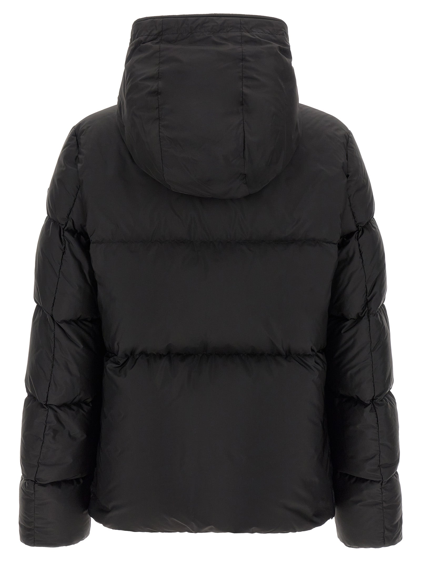 Moncler Black Polyamide Full-Length Jacket