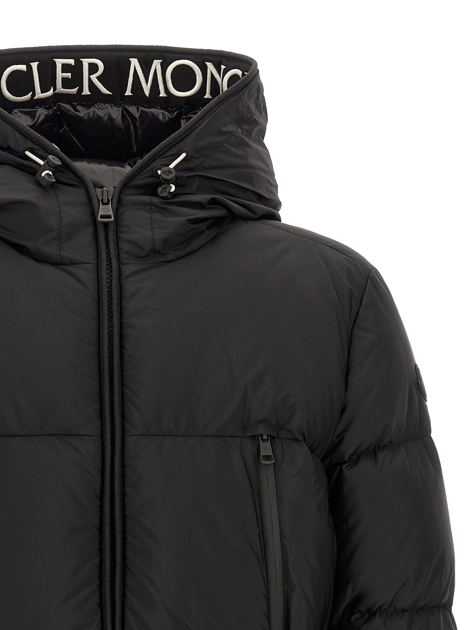 Moncler Black Polyamide Full-Length Jacket