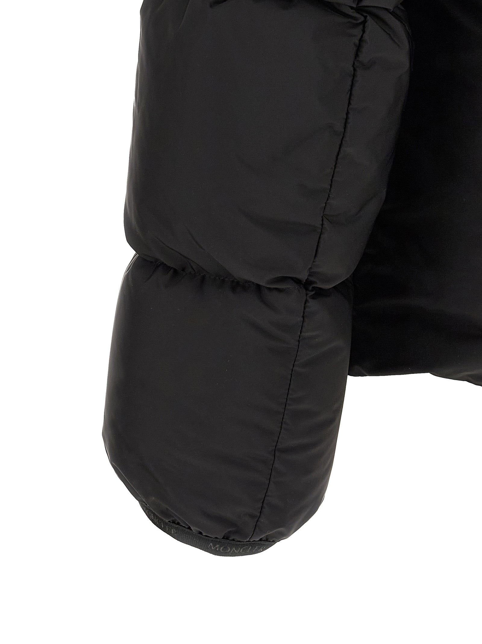 Moncler Black Polyamide Full-Length Jacket