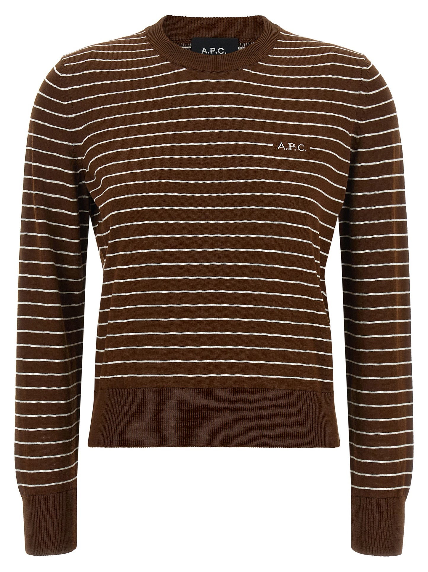 A.P.C. Brown Cotton Cardigan