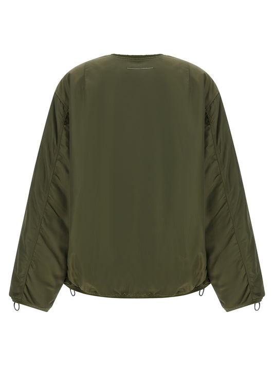 MM6 Maison Margiela Bicolor Polyamide Bomber