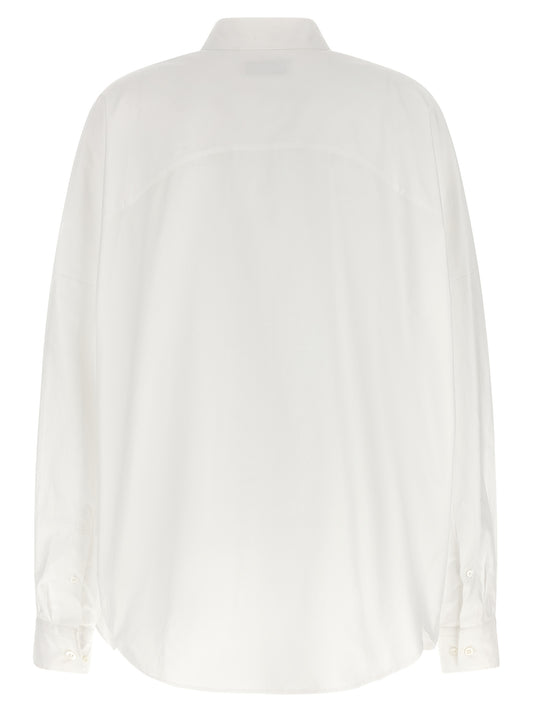 Dries Van Noten White Cotton Blouse
