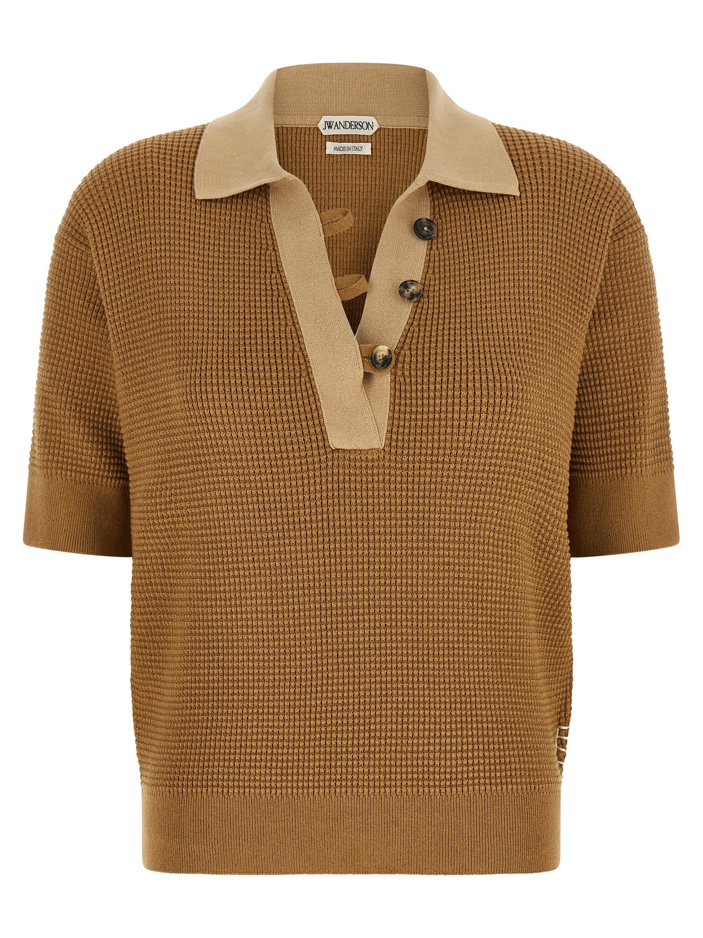 J.W.Anderson Beige Cotton Polo Shirt