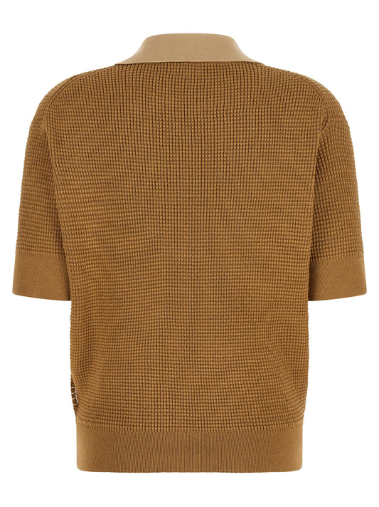 J.W.Anderson Beige Cotton Polo Shirt