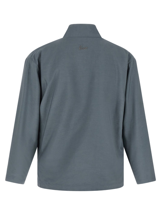 Kenzo Gray Wool Blazer