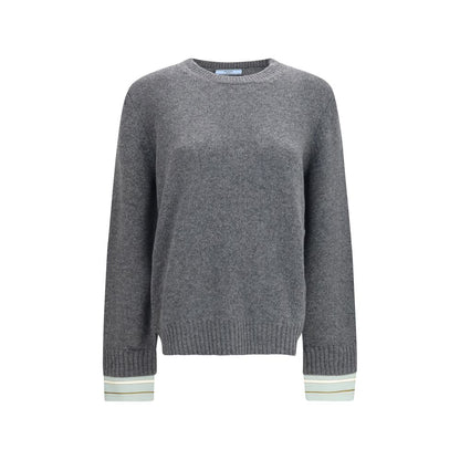 Prada Gray Wool Oves Aries Sweatshirt