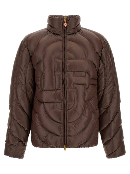 Casablanca Brown Polyamide Full-Length Jacket
