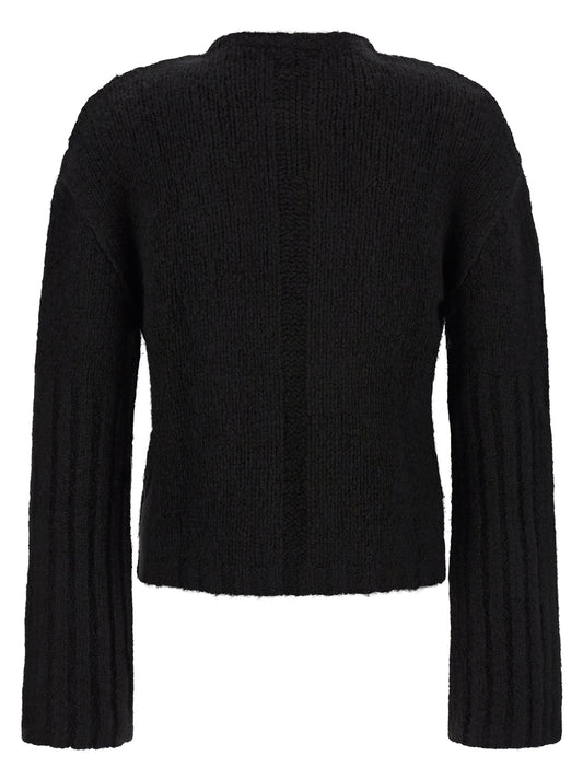 Rick Owens Black Cashmere Cardigan