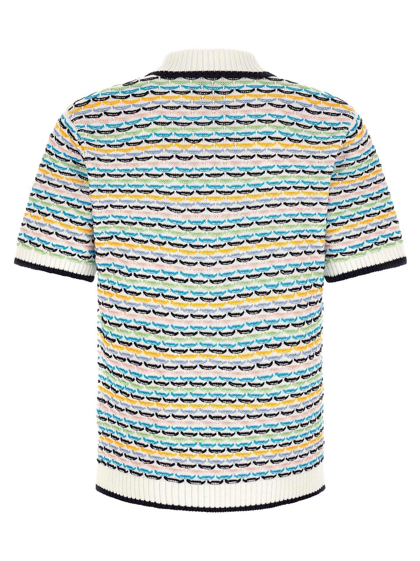 Casablanca Multicolor Cotton Polo Shirt