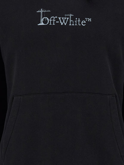 Off-White Black Cotton Sweatshirt