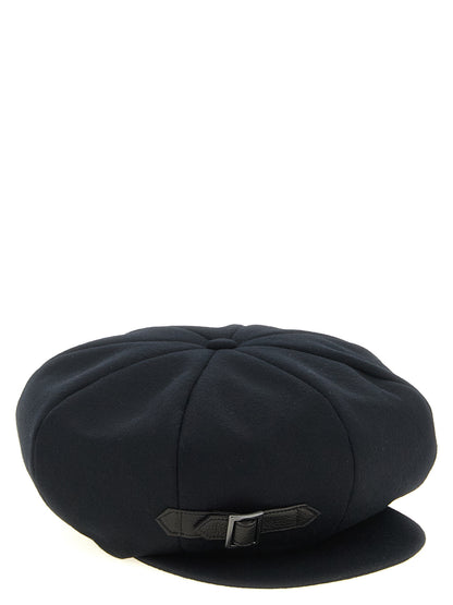 Yohji Yamamoto Black Polyamide Cap (Baseball Hat)