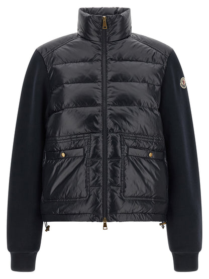 Moncler Blue Polyamide Cardigan