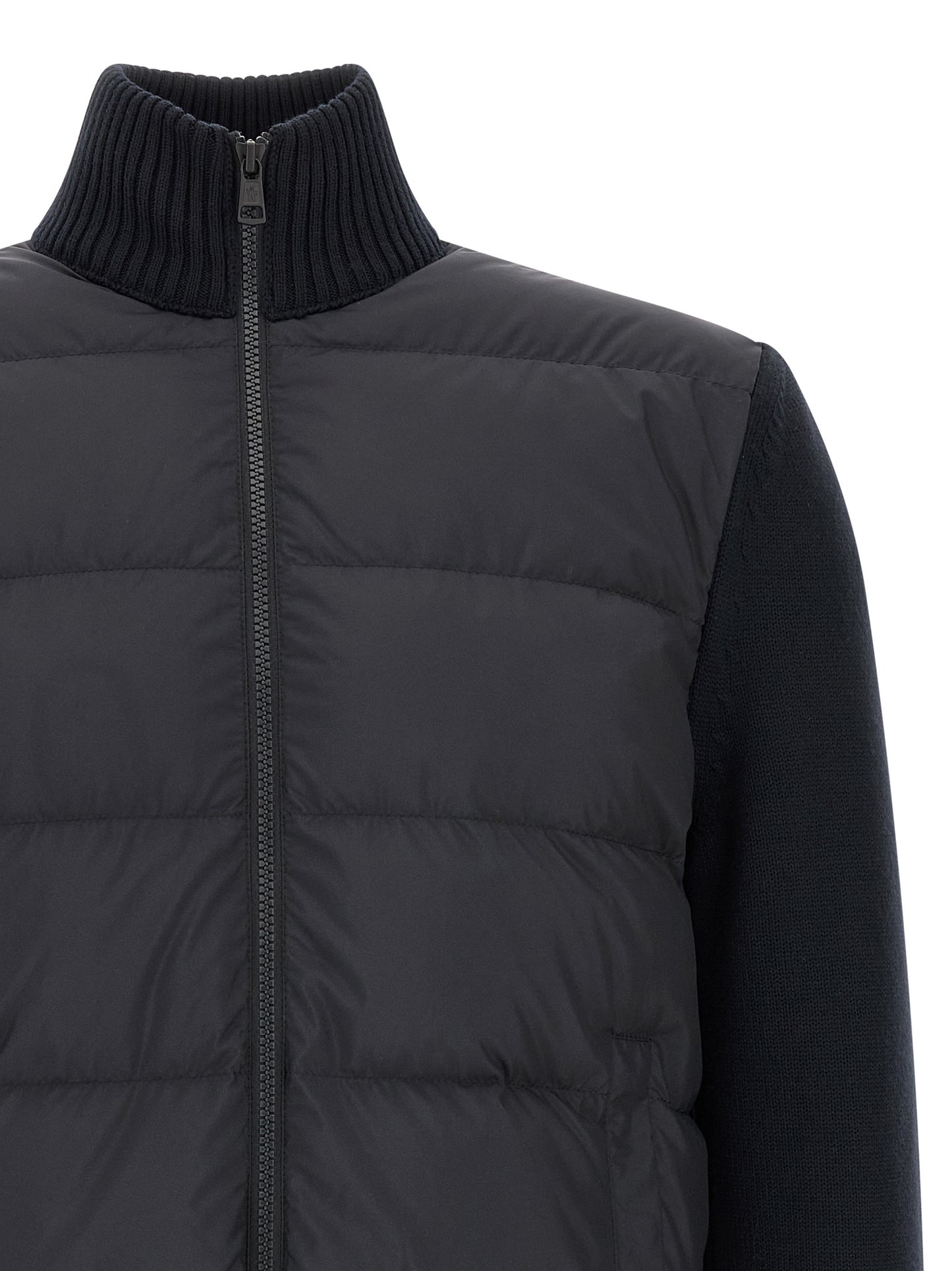 Moncler Blue Polyester Cardigan