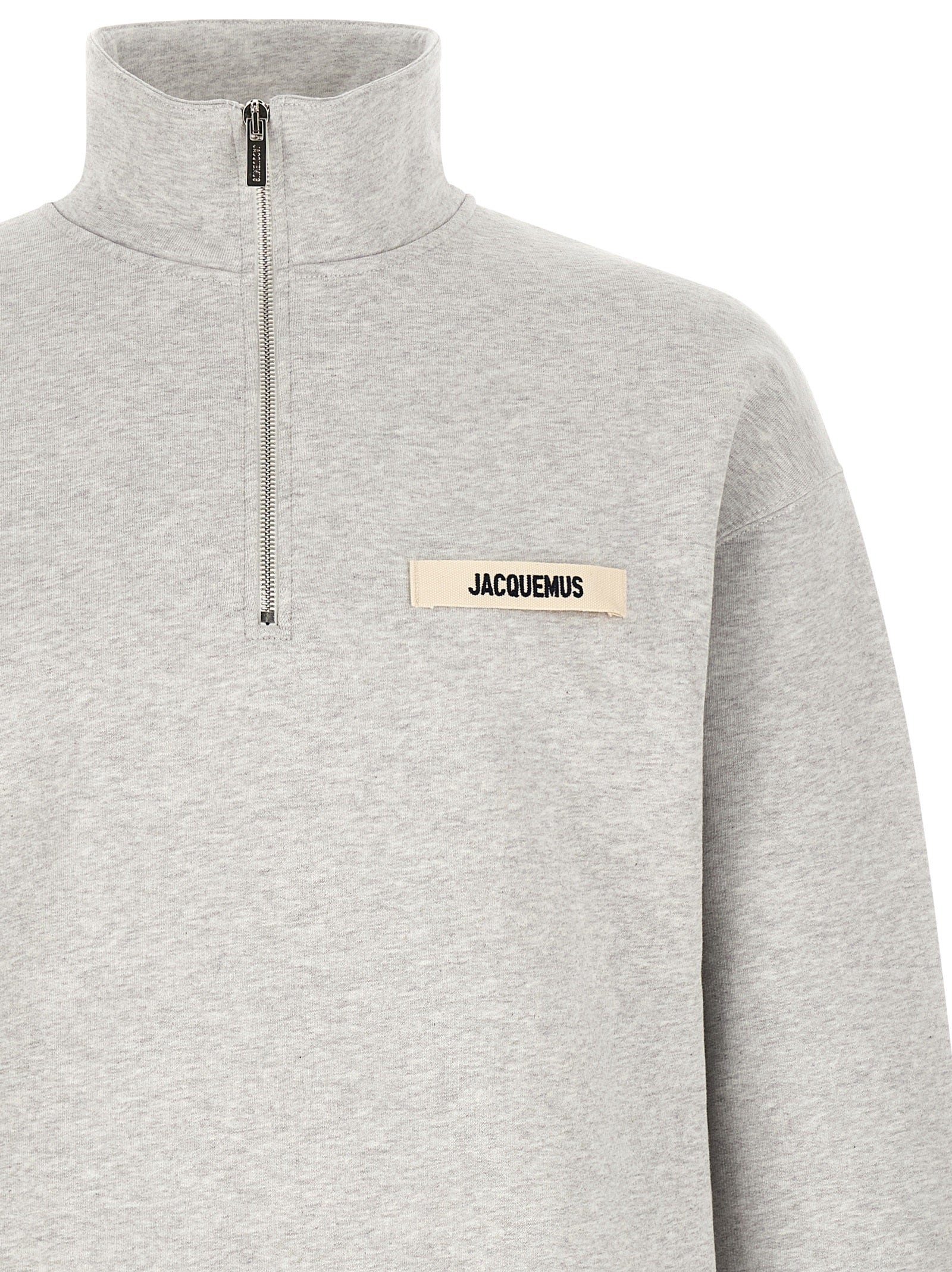 Jacquemus Gray Cotton Sweatshirt