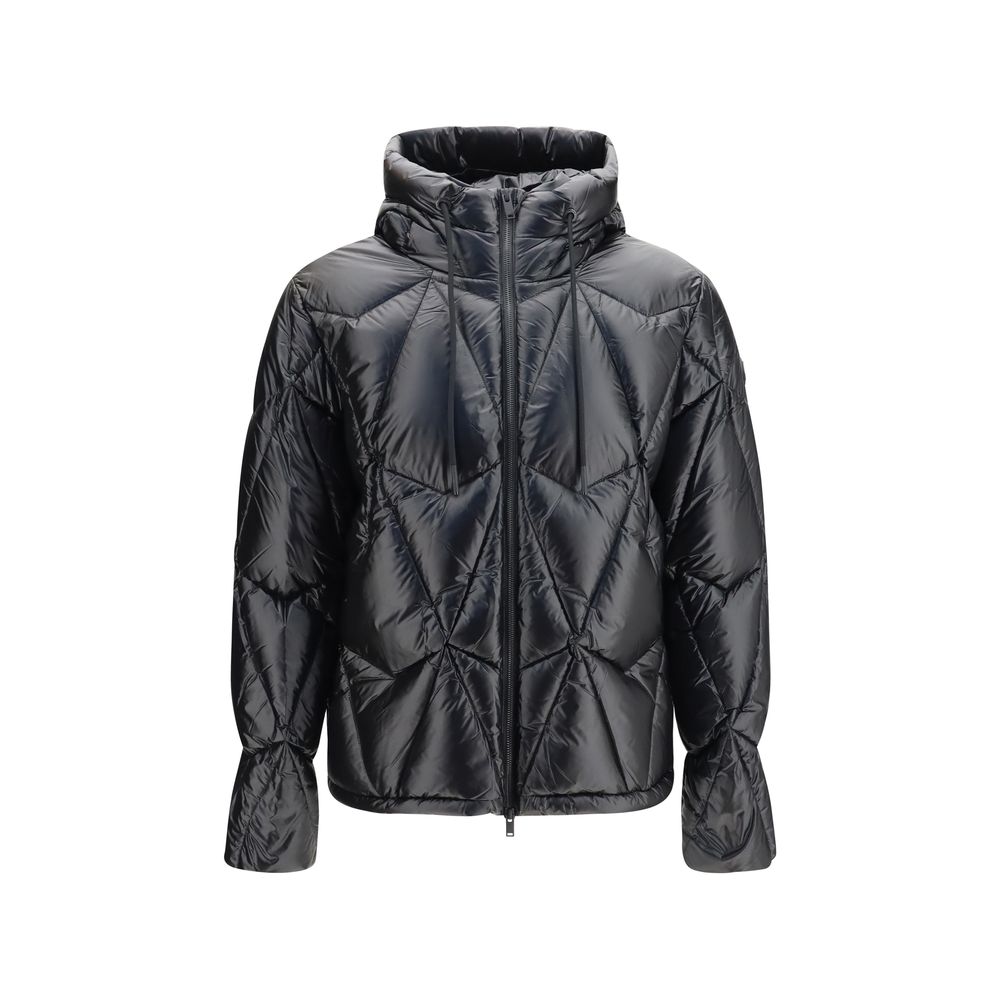 Moose Knuckles Black Nylon Shell Jacket