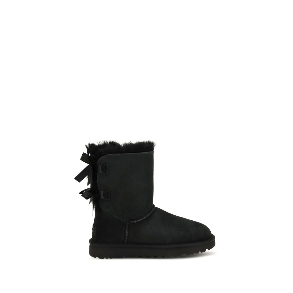 UGG Black Calf Leather Bos Taurus Boots