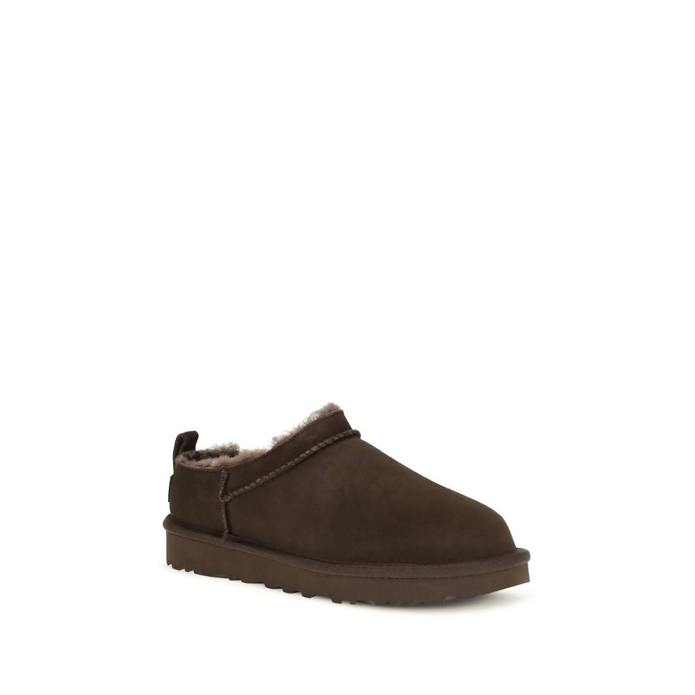 UGG Brown Suede Leather Mules