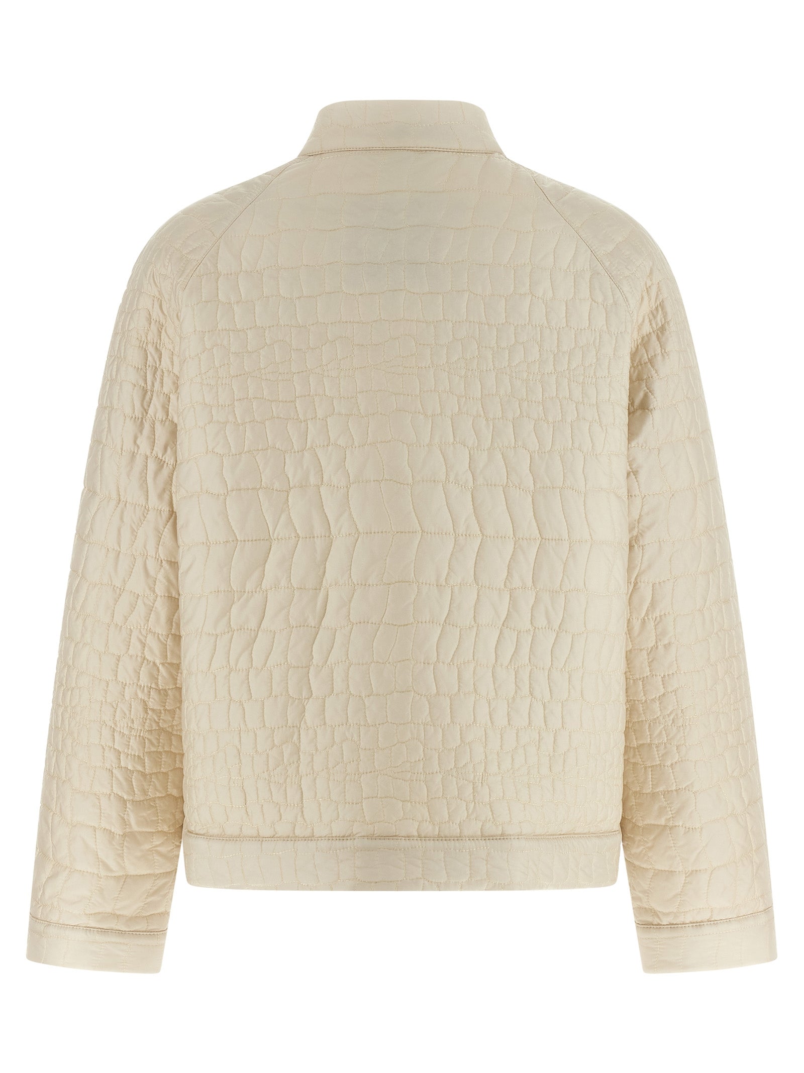 Moncler Beige Polyamide Full-Length Jacket
