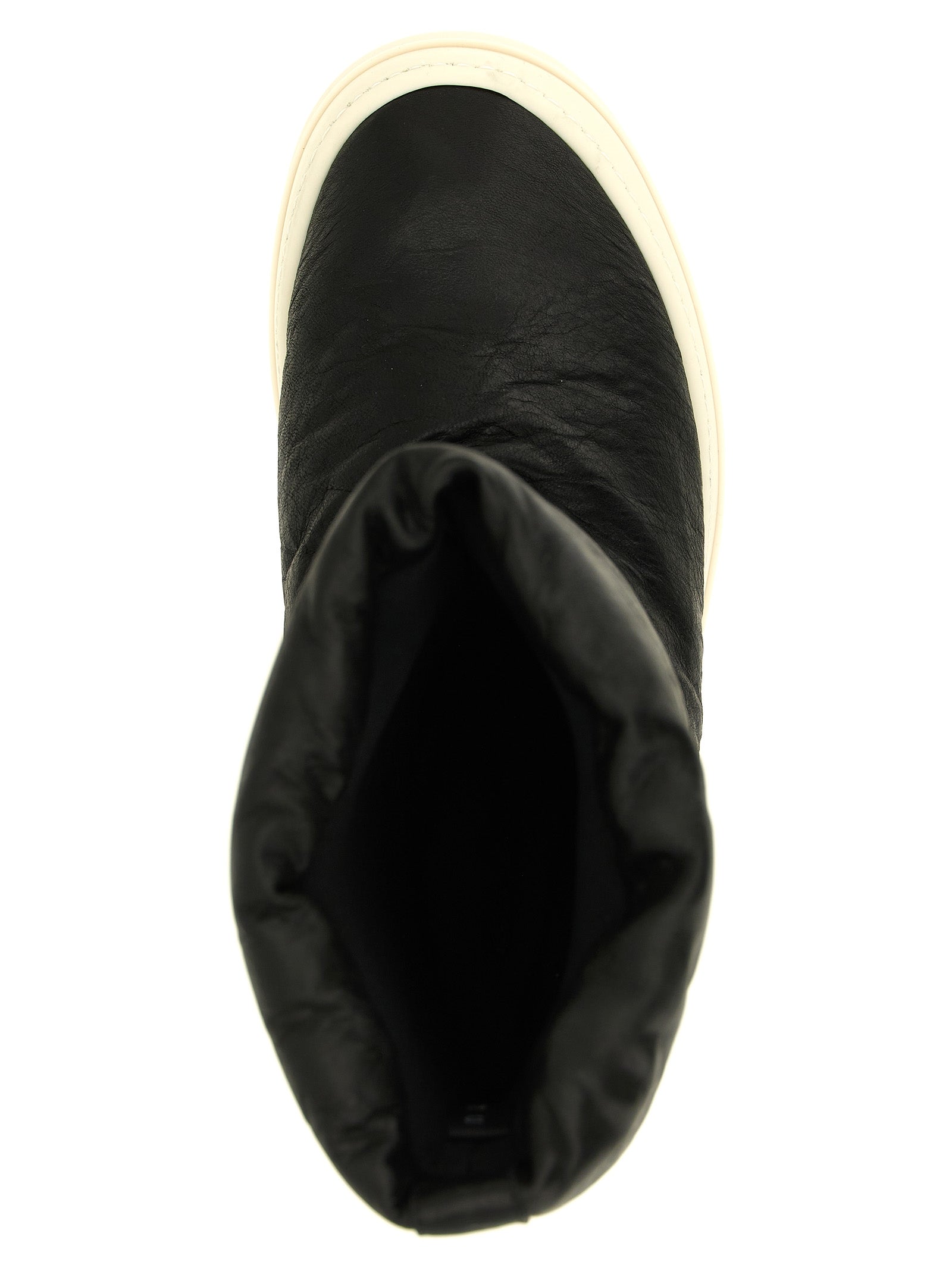 Rick Owens Bicolor Lamb Leather Boots