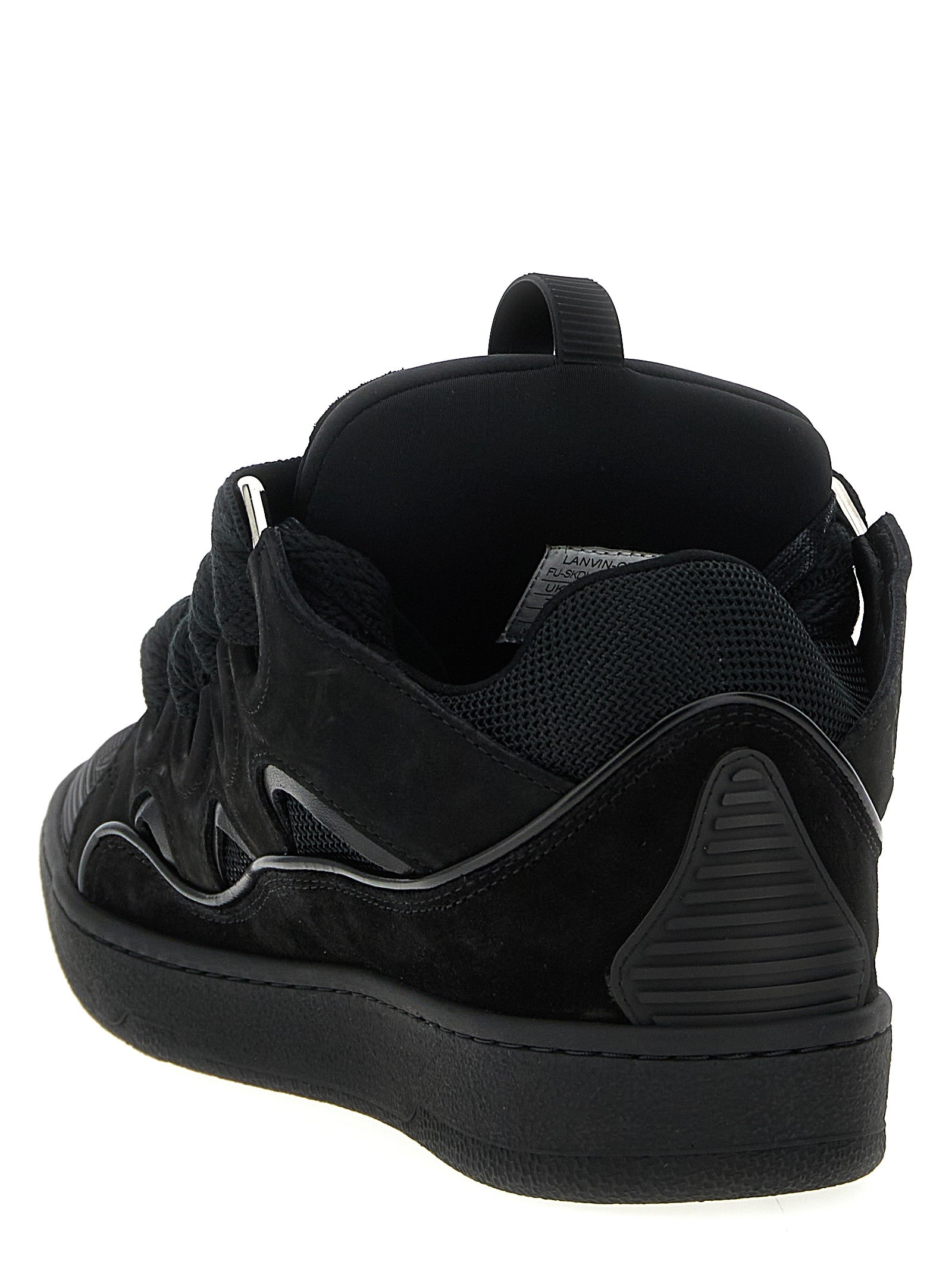Lanvin Black Calfskin Sneakers