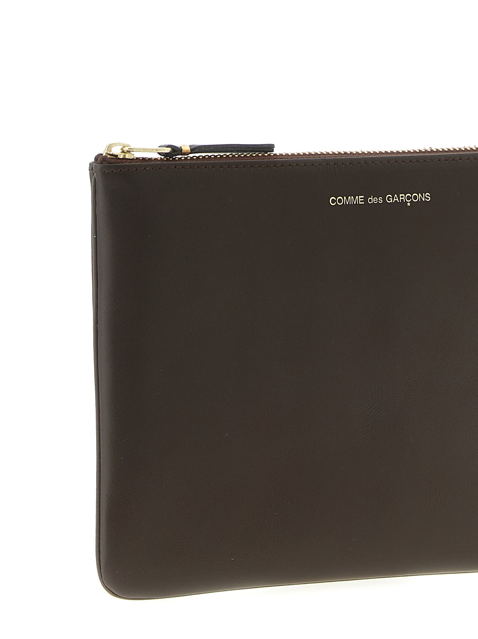 Comme Des Garçons Brown Cowhide Cardholder