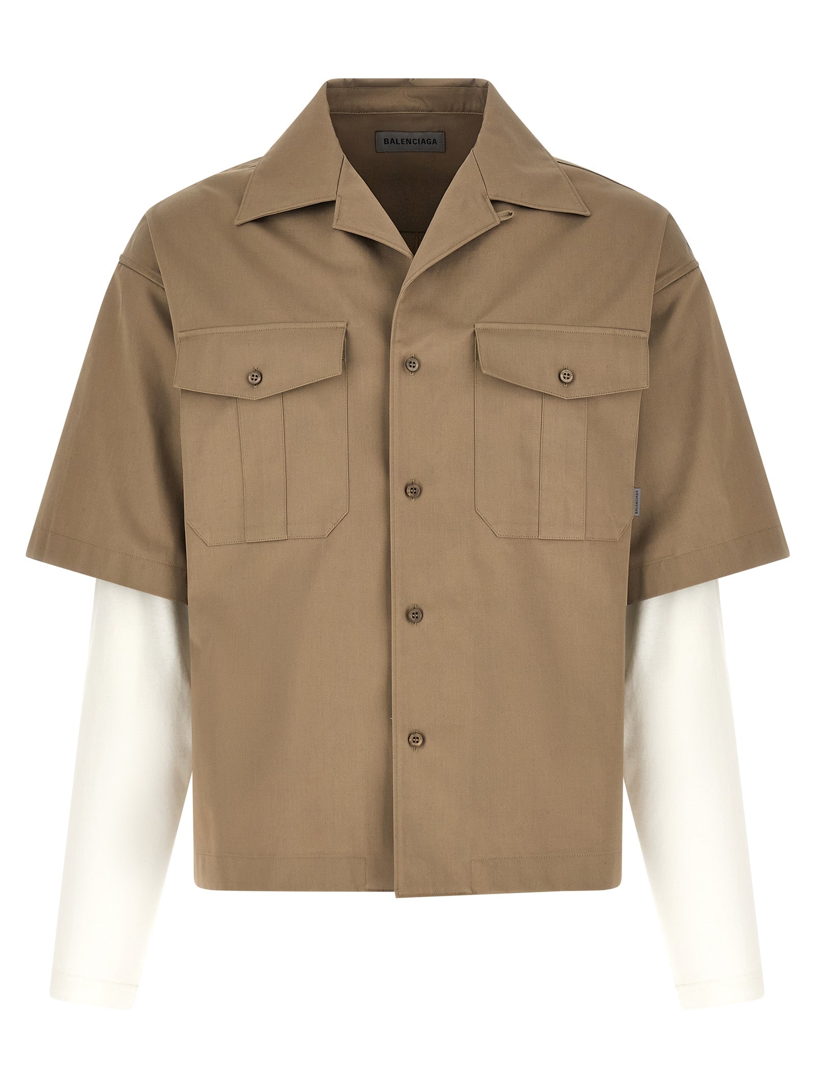 Balenciaga Beige Cotton Blouse
