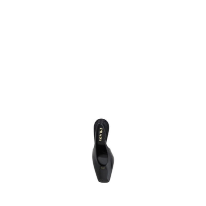 Prada Black Calf Leather Pumps