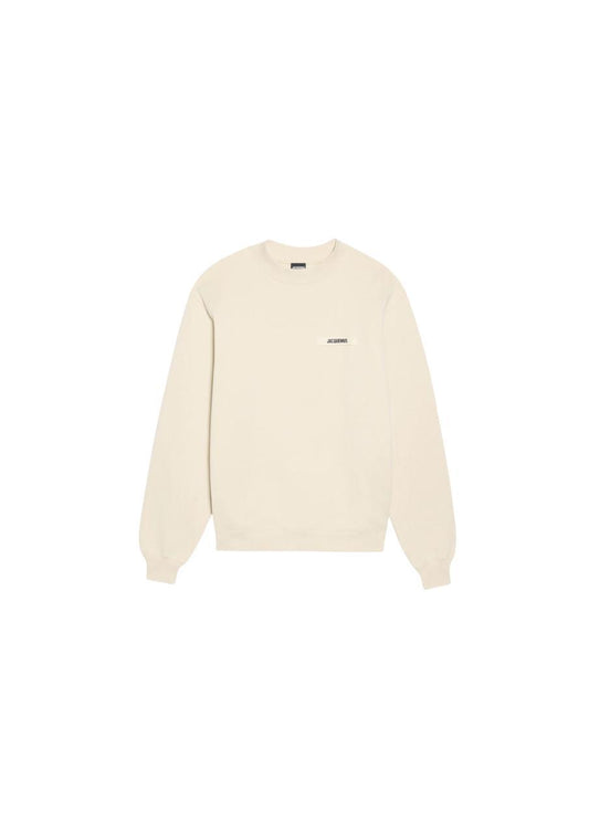 SWEAT JACQUEMUS GROS GRAIN BEIGE