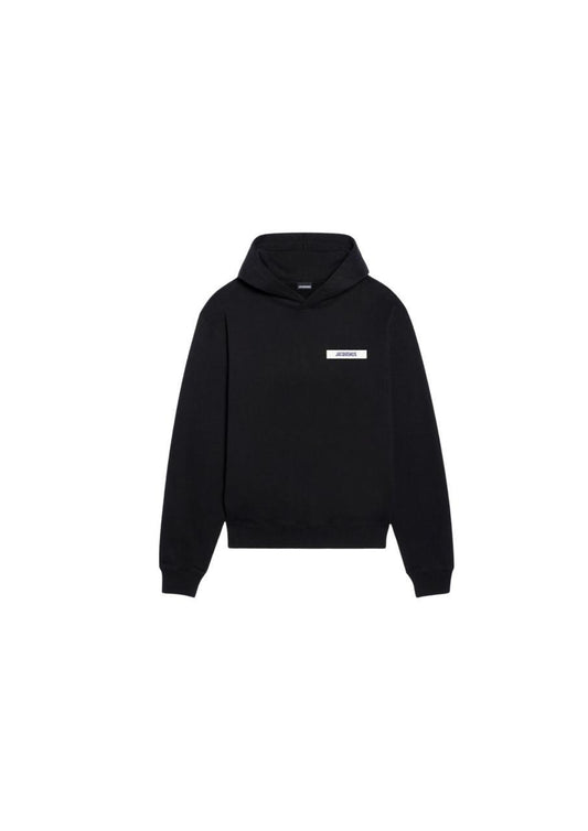HOODIE JACQUEMUS GROS GRAIN BLACK