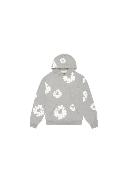 HOODIE GRIS DENIM TEARS WREATH EN COTON