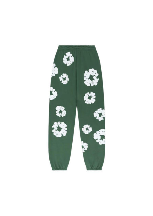 PANTALON DE JOGGING  VERT IMPRIME DENIM TEARS